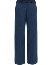 forte_forte - Cotton Chino Pants Notte - Lyst