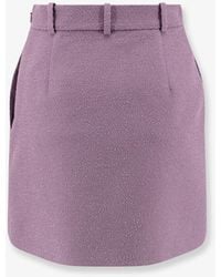 Dior - Dior Bouclã£Â Virgin Wool Blend Skirt - Lyst