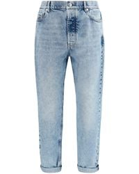 Brunello Cucinelli - Jeans Straight-Leg Turn-Up - Lyst