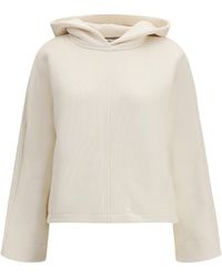 Max Mara Pure - Hooded Sweatshirt Avorio - Lyst
