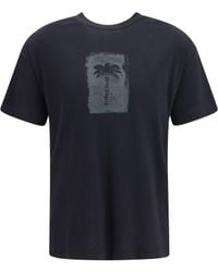Palm Angels - Palm Tree Cotton T-Shirt - Lyst