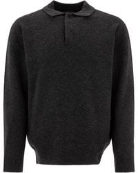 Beams Plus - Wool Polo Sweater Knitwear - Lyst