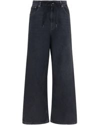 MM6 by Maison Margiela - Straight-Leg Stretch Denim Jeans - Lyst