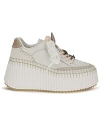 Chloé - Chloé Nama Platform Sneakers - Lyst