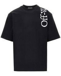 Off-White c/o Virgil Abloh - 'Vertical Bookish Skate' Cotton T-Shirt - Lyst