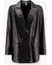 DFOUR® - Leather Jacket - Lyst