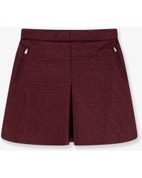 Fendi - Quilted Nylon Mini Skirt - Lyst