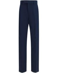 Ferragamo - Cotton And Cashmere Chinos Pants - Lyst