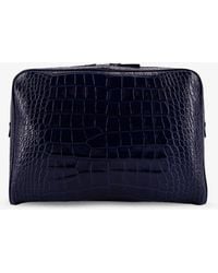 Tom Ford - Croco Print Leather Laptop Pouch - Lyst