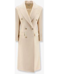 Rohe - Hourglass Wool Double-Breasted Coat - Lyst