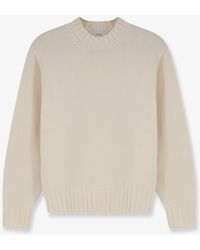 DUNST - Chunky Roll Neck Sweater Ivory - Lyst