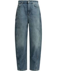 Givenchy - Cocoon Wide-Leg Jeans With Sculpted Curved Seams - Lyst
