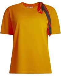 PUCCI - Cotton Silk T-Shirt - Lyst