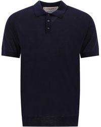 Golden Goose - Merino Wool Polo Shirt - Lyst