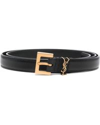 Saint Laurent - Cassandre Belt - Lyst