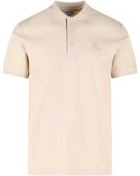 Burberry - 'Eddie Ekd' Cotton Polo Shirt - Lyst