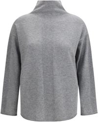 Max Mara Pure - Cashmere Sweater Grigio Chiaro - Lyst