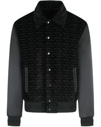 Balmain - 'Monogram' Bomber Jacket - Lyst