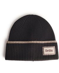 Drole de Monsieur - 'Le Bonnet Laine' Merino Wool Beanie - Lyst