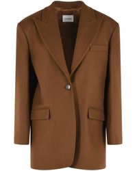 ANDAMANE - 'Teresa' Oversize Virgin Wool Blazer - Lyst