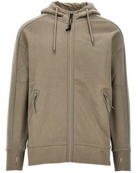 C.P. Company - Cotton Full-Zip Hoodie - Lyst