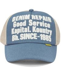 Kapital - Denim Repair Service Trucker Hat - Lyst