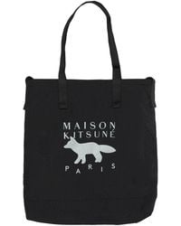 Maison Kitsuné - Large Logo Shoulder Bag - Lyst