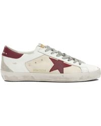 Golden Goose - "Super Star Double Quarter" Low Top Sneakers - Lyst