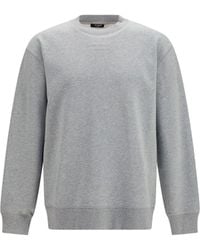 Balmain - Embroidered Logo Crewneck Sweatshirt - Lyst