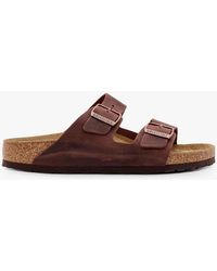 Birkenstock - Arizona Oiled Nubuck Narrow Sandal - Lyst