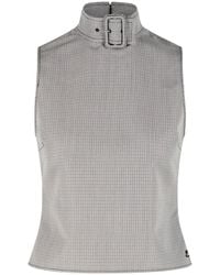 Courreges - 'Buckle' Tank Top - Lyst