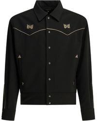 Needles - Piping Cowboy Polyester Polyurethane Polyester Overshirt Jacket - Lyst