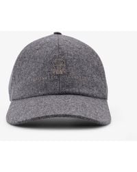 Brunello Cucinelli - Virgin Wool Baseball Hat - Lyst