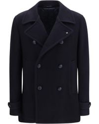 Tagliatore - Wool Caban Coat - Lyst