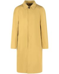 Burberry - 'Hamper' Long Cotton Raincoat - Lyst