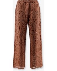 MC2 Saint Barth - Inez Sangallo Lace Trousers - Lyst