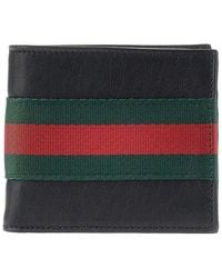Gucci - Leather Bi-Fold Wallet - Lyst