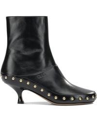 Chloé - "Junie" Zippered Ankle Boots - Lyst