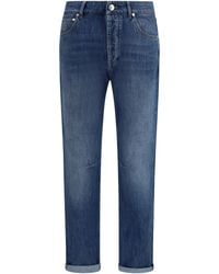 Brunello Cucinelli - Straight Five-Pocket Jeans - Lyst