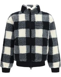 Givenchy - Checked Wool-Blend Teddy Jacket - Lyst