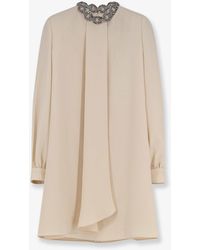 Valentino - Mini Dress Cady Couture - Lyst