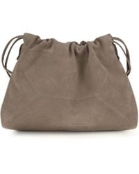 Brunello Cucinelli - Suede Pouch Bag - Lyst