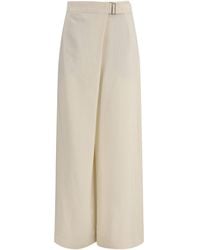 Brunello Cucinelli - Crossed Pants - Lyst
