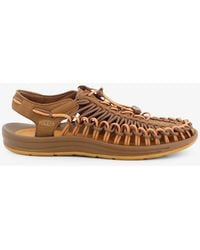 Keen - Uneek M Woven Fabric Sandals Dark Earth Chipmunk - Lyst