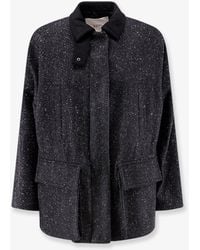 Hevò - Casteldelmonte Wool Blend Coat - Lyst