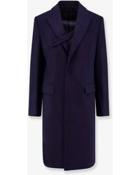 Dior - Single-Breasted Virgin Wool Coat - Lyst