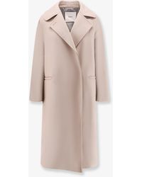 Hevò - Adelfia Double-Breasted Nylon Trench - Lyst