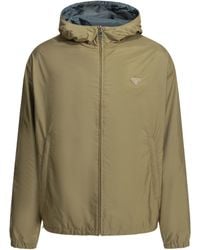 Prada - Reversible Windbreaker Jacket With Logo - Lyst