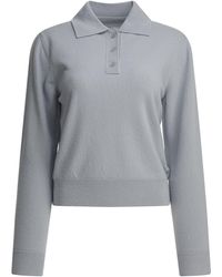 Maison Margiela - Virgin Wool Polo Sweater - Lyst