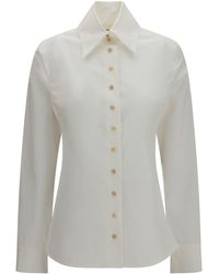 KHAITE - Shirt Ivy High-Neck - Lyst